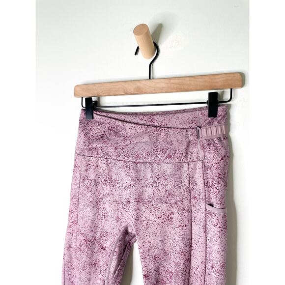 Gymshark Splatter Leggings Small Purple Chalk - Picture 4 of 11